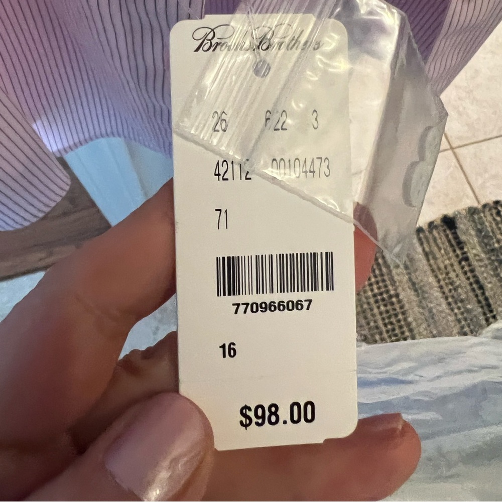 NWT. Never been worn. Brooks Brothers, Woman’s pink blouse for sale.